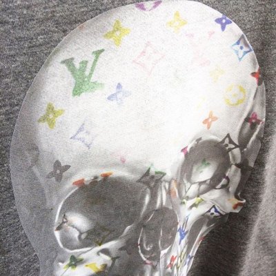 画像2: 【SQUARE】 LV SKULL CREW NECK SWEAT (GRAY)