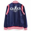 画像2: 【CROOKS&CASTLES】 THE PLAYER STADIUM JACKET (NAVY) (2)