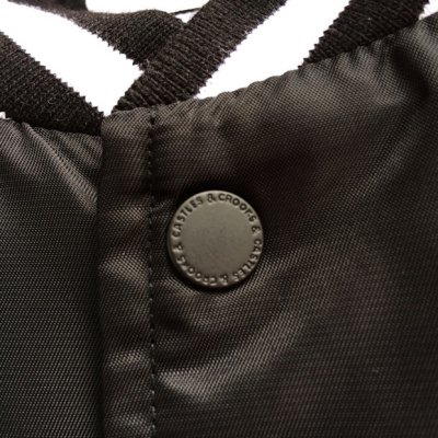 画像3: 【CROOKS&CASTLES】 THE PLAYER STADIUM JACKET (BLACK)