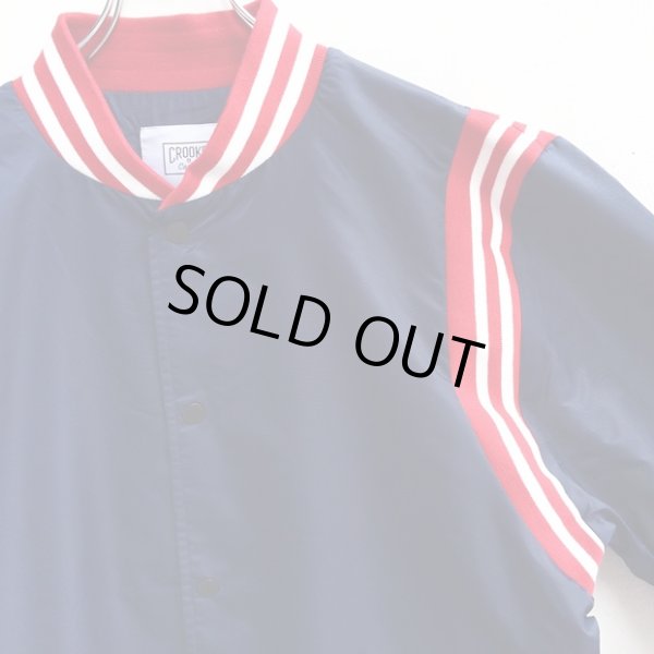 画像3: 【CROOKS&CASTLES】 THE PLAYER STADIUM JACKET (NAVY) (3)