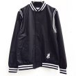 画像1: 【CROOKS&CASTLES】 THE PLAYER STADIUM JACKET (BLACK) (1)