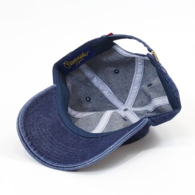 画像2: 【RIVAXIDE】 RIVAXIDE 'CONVEX LOGO' DENIM CAP (INDIGO)