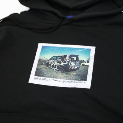 画像1: 【RIVAXIDE】 RIVAXIDE 'MAAD RIVAXIDE CITY PHOTO’ Pull Parka (BLACK)