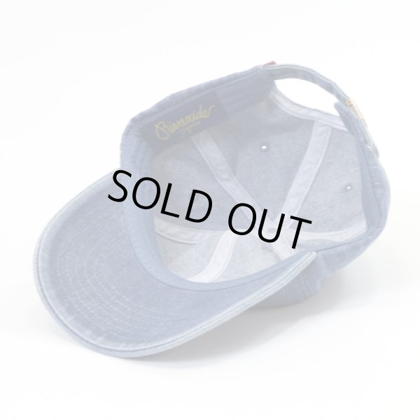 画像3: 【RIVAXIDE】 RIVAXIDE 'CONVEX LOGO' DENIM CAP (LIGHT INDIGO) (3)