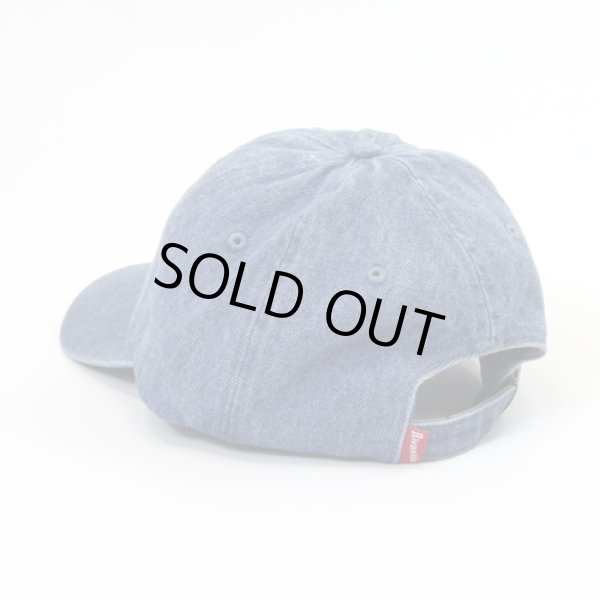 画像2: 【RIVAXIDE】 RIVAXIDE 'CONVEX LOGO' DENIM CAP (LIGHT INDIGO) (2)