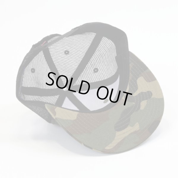 画像4: 【RIVAXIDE】 RIVAXIDE 'CONVEX LOGO’ CAMO MESH SNAPBACK (4)