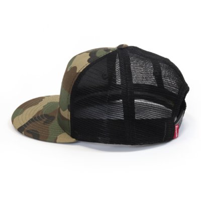 画像1: 【RIVAXIDE】 RIVAXIDE 'CONVEX LOGO’ CAMO MESH SNAPBACK