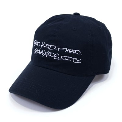 画像1: 【RIVAXIDE】 RIVAXIDE 'MAAD RIVAXIDE CITY' CAP (NAVY)