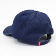 画像2: 【RIVAXIDE】 RIVAXIDE 'CONVEX LOGO' DENIM CAP (INDIGO) (2)