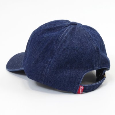 画像1: 【RIVAXIDE】 RIVAXIDE 'CONVEX LOGO' DENIM CAP (INDIGO)