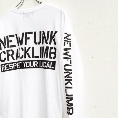 画像2: 【CRACKLIMB】 C.M.N.D LONG TEE (WHITE)