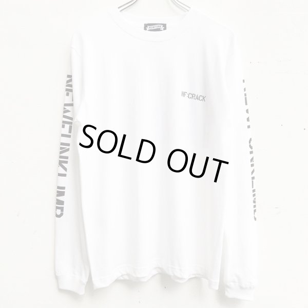 画像1: 【CRACKLIMB】 C.M.N.D LONG TEE (WHITE) (1)