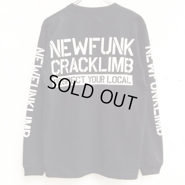 画像2: 【CRACKLIMB】 C.M.N.D LONG TEE (BLACK) (2)