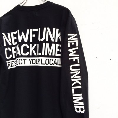 画像2: 【CRACKLIMB】 C.M.N.D LONG TEE (BLACK)