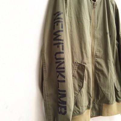 画像1: 【CRACKLIMB】 C.M.N.D LIGHT MA-1 (OLIVE)