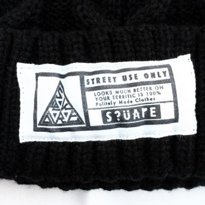 画像1:  【SQUARE】 CABLE KNIT CAP