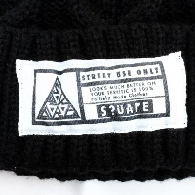 画像1:  【SQUARE】 CABLE KNIT CAP