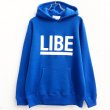 画像1: 【LIBE BRAND】 BIG LOGO PARKA (BLUE) (1)