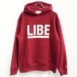 画像1: 【LIBE BRAND】 BIG LOGO PARKA (WINE) (1)