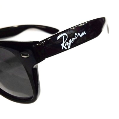 画像1: 【SQUARE】 SUNGLASS "RAGE MAN" (BLACK)