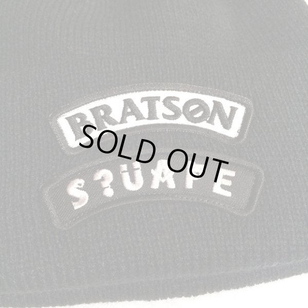 画像2: 【SQUARE】 BRATSON×SQAR COLLABO KNIT CAP "LOGO DESIGN" (2)