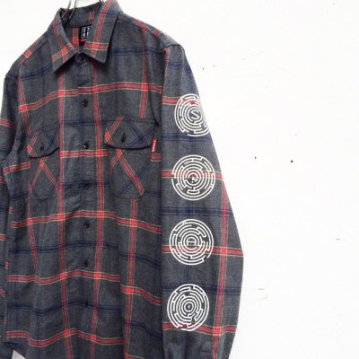 画像1: ＊SALE＊【SQUARE】 PRINT CHECK SHIRTS