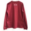 画像2: 【CRACKLIMB】 HAL LONG TEE (WINE) (2)