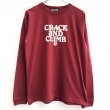 画像1: 【CRACKLIMB】 HAL LONG TEE (WINE) (1)