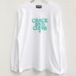 画像1: 【CRACKLIMB】 HAL LONG TEE (WHITE) (1)