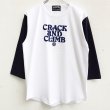 画像1: ＊SALE＊【CRACKLIMB】 HAL BASEBALL TEE (1)