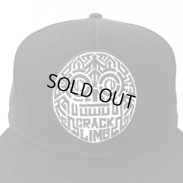 画像3: 【CRACKLIMB】GAZE×CRACK SNAPBACK CAP (BLACK) (3)