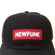 画像2: 【NEWFUNK】NF BOX LOGO 6 PANEL CAP (BLACK) (2)