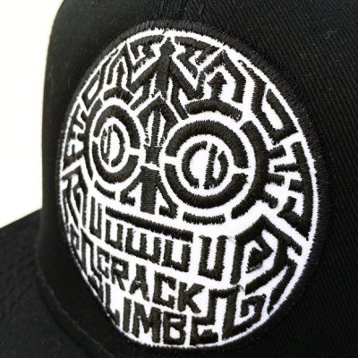 画像3: 【CRACKLIMB】GAZE×CRACK SNAPBACK CAP (BLACK)