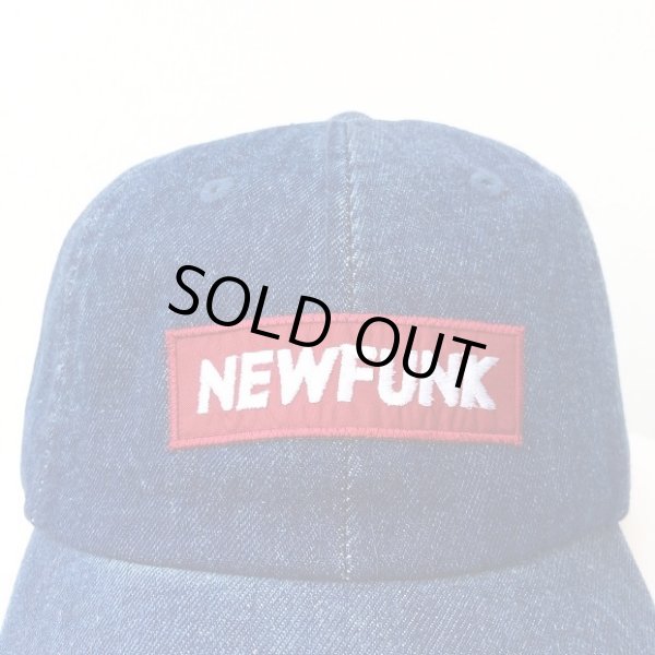 画像2: 【CRACKLIMB】 NF BOX LOGO DENIM 6 PANEL CAP (INDIGO) (2)