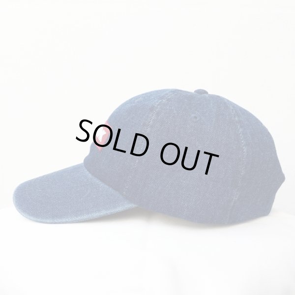 画像4: 【CRACKLIMB】 NF BOX LOGO DENIM 6 PANEL CAP (INDIGO) (4)