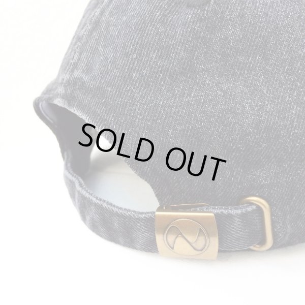 画像5: 【CRACKLIMB】 NF BOX LOGO DENIM 6 PANEL CAP (BLACK) (5)