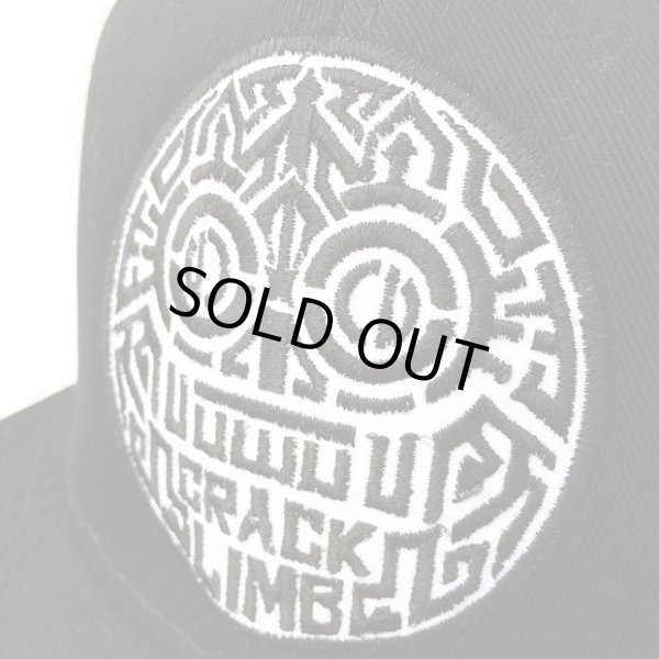 画像2: 【CRACKLIMB】GAZE×CRACK SNAPBACK CAP (BLACK) (2)