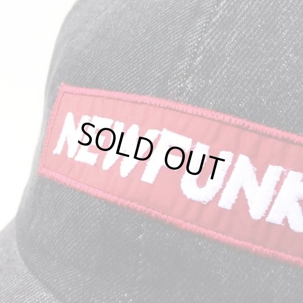 画像3: 【CRACKLIMB】 NF BOX LOGO DENIM 6 PANEL CAP (BLACK) (3)