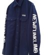 画像5: 【CRACKLIMB】C.M.N.D MILITARY SHIRT (NAVY) (5)