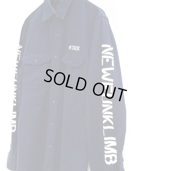 画像5: 【CRACKLIMB】C.M.N.D MILITARY SHIRT (NAVY) (5)