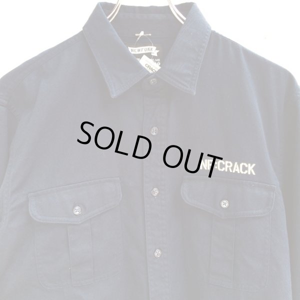 画像3: 【CRACKLIMB】C.M.N.D MILITARY SHIRT (NAVY) (3)