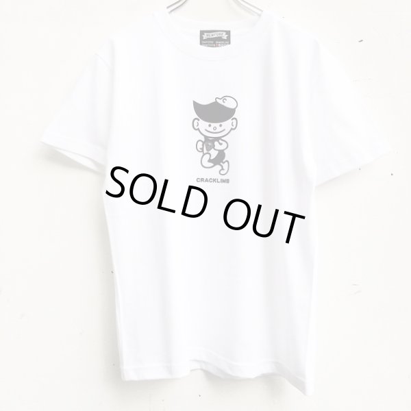 画像1: 【CRACKLIMB】 クラッ君 TEE (WHITE) (1)