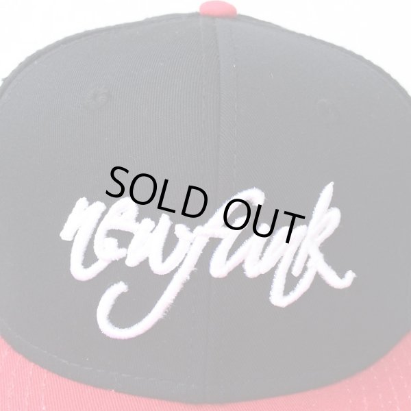 画像2: 【CRACKLIMB】 newfunk SNAPBACK CAP (BLACK×RED) (2)