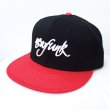 画像1: 【CRACKLIMB】 newfunk SNAPBACK CAP (BLACK×RED) (1)