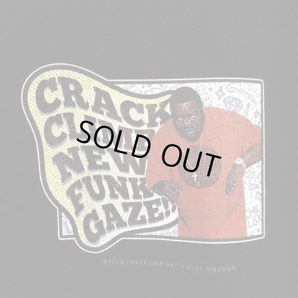 画像2: 【CRACKLIMB】 GAZE×CRACK / BIZ TEE (BLACK) (2)
