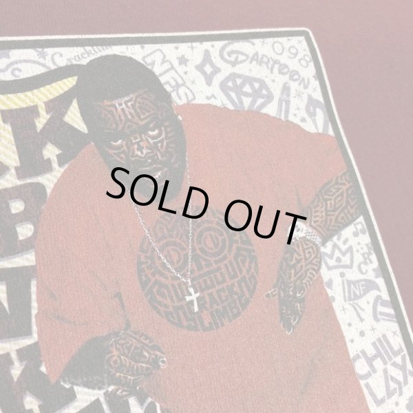 画像3: 【CRACKLIMB】 GAZE×CRACK / BIZ TEE (WINE) (3)