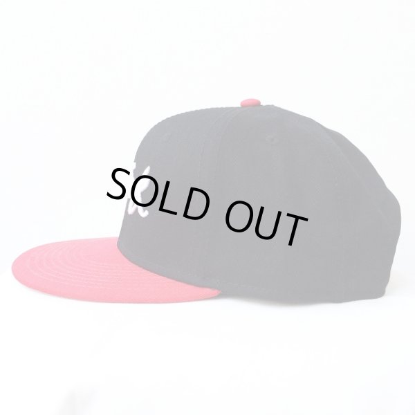 画像4: 【CRACKLIMB】 newfunk SNAPBACK CAP (BLACK×RED) (4)