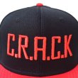 画像2: 【CRACKLIMB】 CRACK SNAPBACK CAP (BLACK×RED) (2)