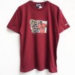 画像1: 【CRACKLIMB】 GAZE×CRACK / BIZ TEE (WINE) (1)