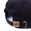 画像5: 【CRACKLIMB】 ILL MIND CORDUROY 6 PANEL CAP (BLACK) (5)